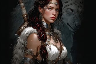 create stunning fantasy character art, dnd heroes, and original creatures