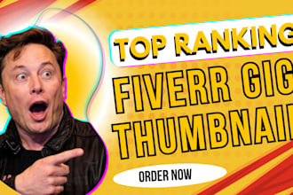 design professional fiverr gig thumbnail