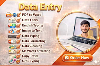typing and ms word data entry work