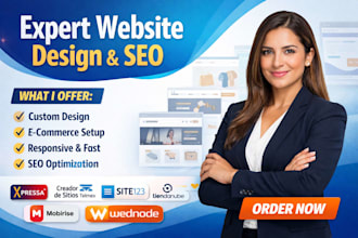 desgin xpressa creador de sitios telmex site123 tiendanube mobirise webnode seo