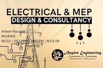 design professional electrical, lighting, and power plans for buildings