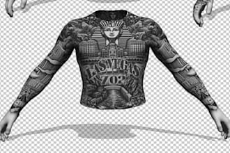 create custom full upper body tattoo for fivem characters