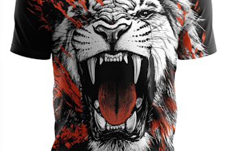 illustration in traditional or vintage t shirt design