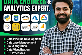 build scalable etl pipelines, data warehouses, and real time data engines