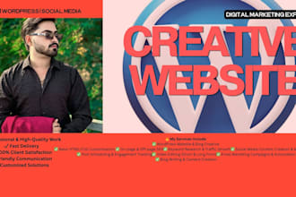 create and manage wordpress blog with SEO and marketing