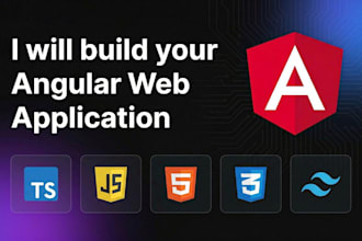 build a responsive angular web app or dashboard