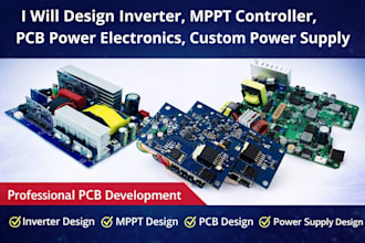 design inverter mppt controller pcb power electronics custom power supply