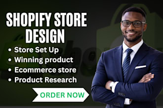 professional shopify store set up, winning product
