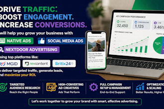 do native ads, social media ads, nextdoor advertising, mgid ads, revcontent ads