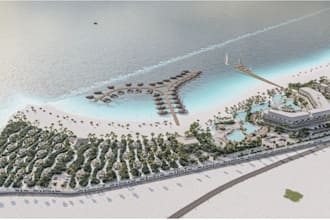 design 3d resort masterplan, villa, real estate, landscape masterplan rendering