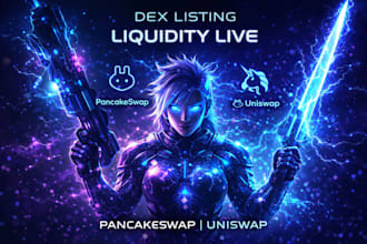 pancakeswap uniswap dex listing token listing liquidity pool setup crypto