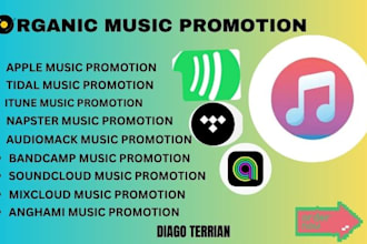 organically help artists improve tidal and apple music visibility and discovery