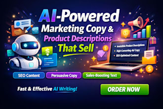 ai marketing copy  product descriptions