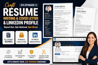 craft ats resume writing and cover letter and linkedin