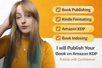 publish book on amazon kindle KDP, book formatting, amazon KDP book indexing