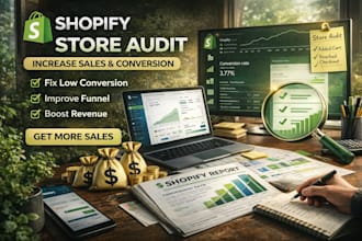 do shopify store audit to increase conversion rate and sales