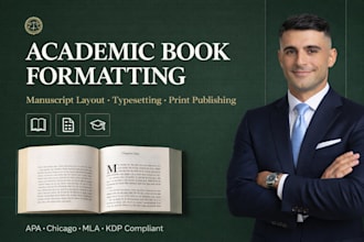 do academic book formatting manuscript layout typesetting and print publishing