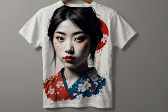 design a japanese t shirt design