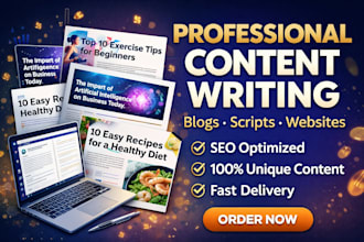write SEO blog posts and engaging youtube scripts fast