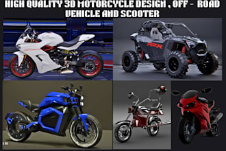 reverse engineer motorcycle scooter and off road vehicle repair parts in 3d cad