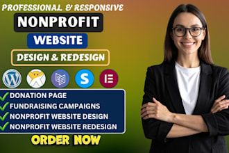 nonprofit wbebsite charity, ngo website, fundraising donation wix website design