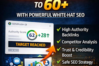 boost your semrush authority score to 60plus with safe white hat SEO