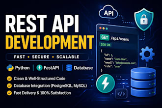 build fastapi backend apis with python and integration
