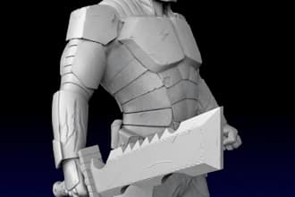 create a custom 3d mini figure, collectible figurine or toy model for 3d print