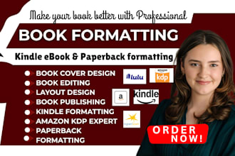 do book formatting, kdp book formatting, book design, amazon kdp book publishing