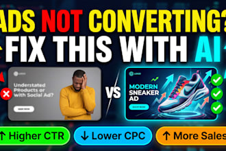 design ai generated ad creatives, static ads, and social media ads that convert