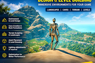 design game environments in unreal engine or unity