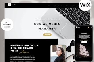 design minimalist website or minimalist landing page