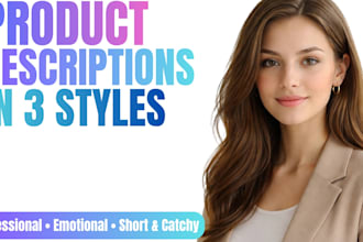 write product descriptions for your ecommerce store