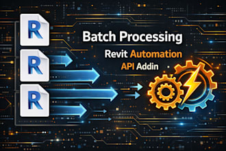 create revit batch processing tool, automation script, and custom api addin