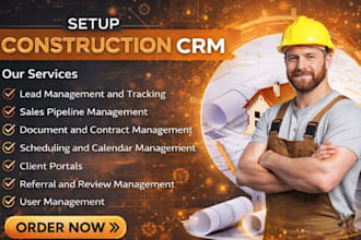 setup construction CRM jobnimbus buildertrend coconstruct houzz pro procore sage