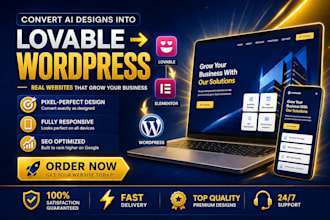convert lovable ai to wordpress website,lovable to shopify clone or migrate site