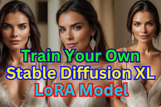 train realisticai influencer lora models and build comfyui workflows