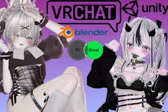 do custom vrchat avatar, vrc avatar, furry nsfw avatar, vr character