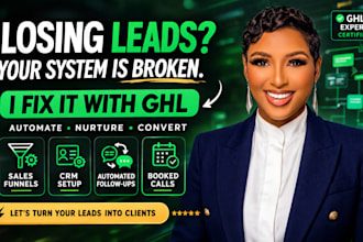 build go highlevel automation CRM funnels  lead follow up system