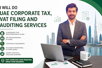 do uae corporate tax, vat filling and auditing services