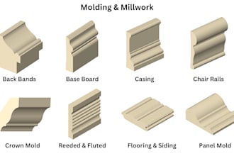 make profiles and images for millwork catalog or website