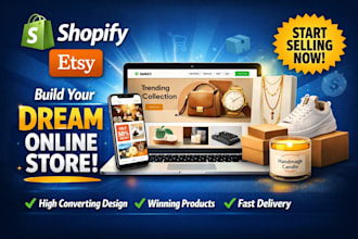 design shopify store ecommerce website banners shopify logo etsy shop web slider