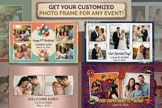 design creative custom photo booth templates