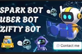develop amazon driver bot, spark bot, amazon flex bot spark driver bot, uber bot