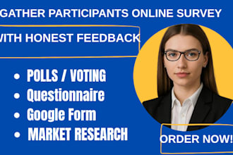 gather participant in online surveys, polls, and voting with real feedback