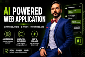 build an ai powered web application