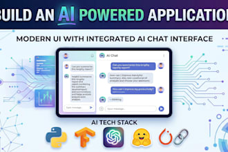 build an ai powered web application