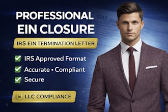 close your ein and prepare irs ein termination letter for your llc