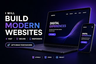 design your professional responsive website