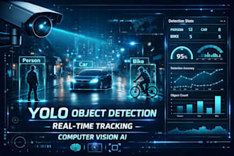 develop yolo object detection, computer vision ai, and real time tracking system